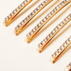 Women's Rhinestone Metal Side Hair Clip Simple Sparkling Bangs Barrette For Everyday Hairstyles