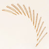 Women's Rhinestone Metal Side Hair Clip Simple Sparkling Bangs Barrette For Everyday Hairstyles