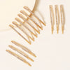 Women's Rhinestone Metal Side Hair Clip Simple Sparkling Bangs Barrette For Everyday Hairstyles