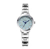 Women's Round Alloy Watch With Mineral Reinforced Glass Mirror Fashion Style Waterproof Quartz