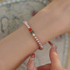 Women's S925 Silver Bracelet With Natural Jade Purple Freshwater Pearl And Agate In Light Luxury Style
