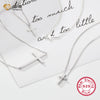 Women's S925 Silver Geometric Clavicle Necklace With Electroplating