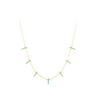 Women's S925 Silver Geometric Microinlay Bohemian Short Necklace Choker Neck Jewelry