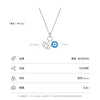 Women's S925 Silver Geometric Street Style Diamond Enamel Clavicle Necklace