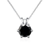 Women's S925 Silver Moissanite Pendant Necklace With Animal Zodiac Pattern And Round Shape Set With Precious Stones