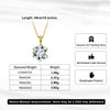 Women's S925 Silver Necklace With Geometric Zircon Pendant And O Word Chain Electroplated