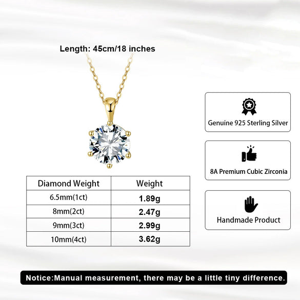Women's S925 Silver Necklace With Geometric Zircon Pendant And O Word Chain Electroplated