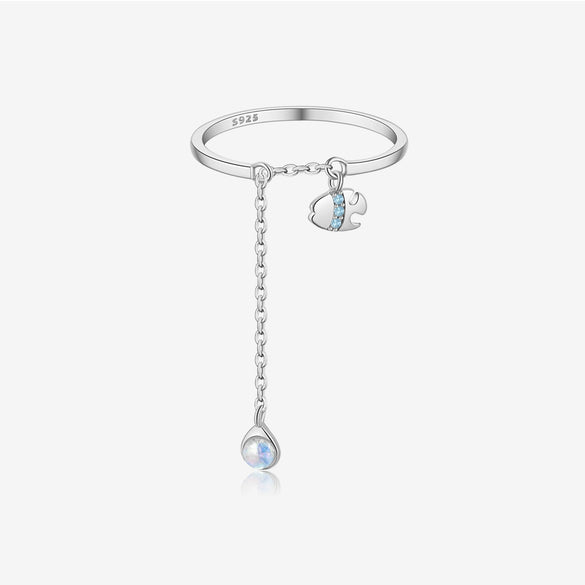 Women's S925 Sterling Silver Adjustable Open Ring With Geometric Design And Electroplating
