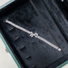 Women's S925 Sterling Silver Bow Bracelet With Diamond Inlaid And Electroplating