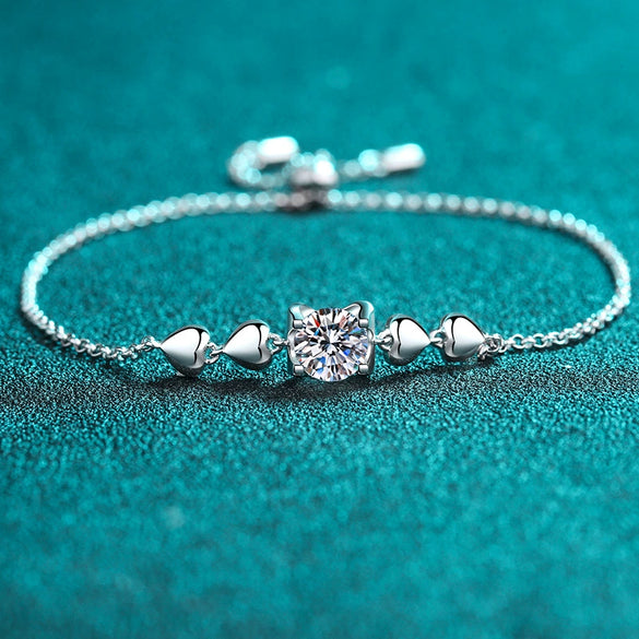 Women's S925 Sterling Silver Bracelet With Animal Zodiac Pattern Plated With Pt950 Gold