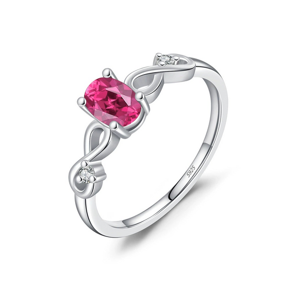 Women's S925 Sterling Silver Court Style Ring With Letters Numbers Text Pattern And Diamond Design