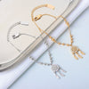 Women's S925 Sterling Silver Dream Catcher Bracelet With Full Diamond Inlay Electroplated Fashion Jewelry Accessory