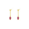 Women's S925 Sterling Silver Drop Shape Zirconium Minimalist Earrings