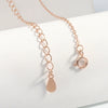 Women's S925 Sterling Silver Electroplated Geometric Swan Pendant Necklace Elegant Fashion Clavicle Chain