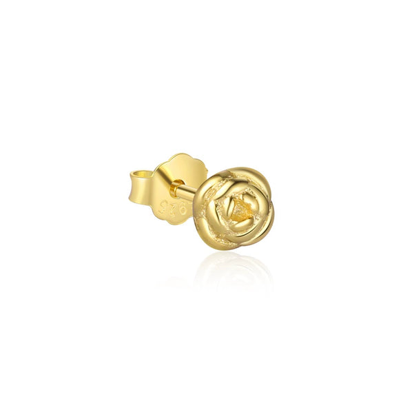 Women's S925 Sterling Silver Flower Zircon Earrings