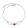 Women's S925 Sterling Silver Geometric Electroplated Bracelet Jewelry
