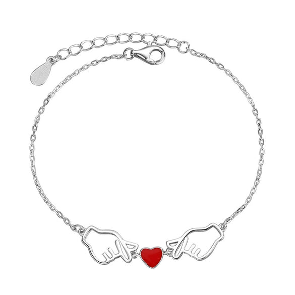 Women's S925 Sterling Silver Geometric Electroplated Bracelet Jewelry