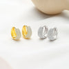 Women's S925 Sterling Silver Geometric Electroplated Retro Earrings