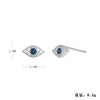 Women's S925 Sterling Silver Geometric Fashion Earrings With Electroplating Design