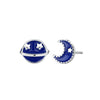 Women's S925 Sterling Silver Geometric Fashion Earrings With Electroplating Design