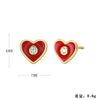 Women's S925 Sterling Silver Geometric Fashion Earrings With Electroplating Design