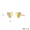 Women's S925 Sterling Silver Geometric Fashion Earrings With Electroplating Design