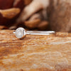 Women's S925 Sterling Silver Geometric Gemstone Ring Set With Natural Sapphire Ruby Garnet