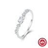 Women's S925 Sterling Silver Geometric Hollow Handmade Ring With Real Gold Plating Electroplating Treatment