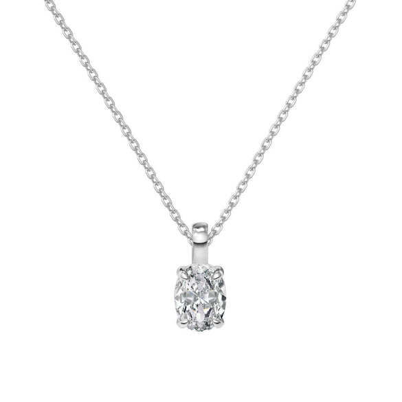 Women's S925 Sterling Silver Geometric Ice Flower Cut Zircon Jewelry Set Ring Necklace Earrings With Electroplating