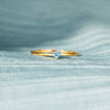 Women's S925 Sterling Silver Geometric Love Ring With Electroplating