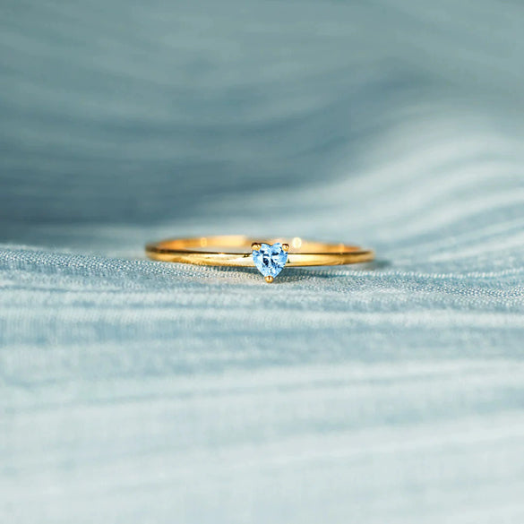 Women's S925 Sterling Silver Geometric Love Ring With Electroplating
