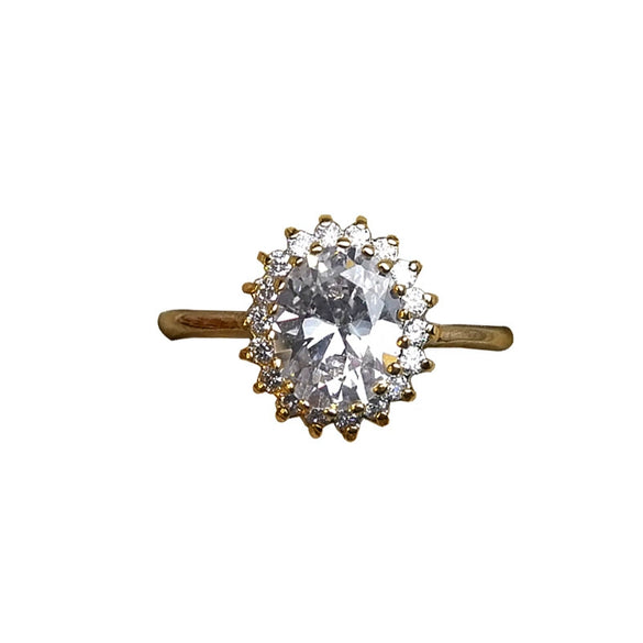 Women's S925 Sterling Silver Geometric Ring With Electroplated Light Luxury Minimalist Fashion Design