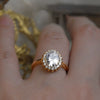 Women's S925 Sterling Silver Geometric Ring With Electroplated Light Luxury Minimalist Fashion Design