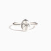 Women's S925 Sterling Silver Geometric Ring With Electroplating