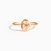 Women's S925 Sterling Silver Geometric Ring With Electroplating