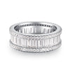 Women's S925 Sterling Silver Geometric Ring With High Carbon Diamond Electroplating