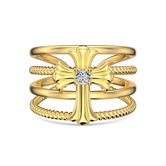 Women's S925 Sterling Silver Geometric Ushaped Light Luxury Style Electroplated Ring And Bracelet