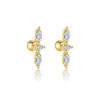 Women's S925 Sterling Silver Geometric Zircon Earrings