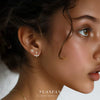 Women's S925 Sterling Silver Geometric Zircon Earrings