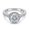 Women's S925 Sterling Silver Heartshaped Geometric Design Electroplated Ring