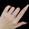 Women's S925 Sterling Silver Heartshaped Ring With Zircon And Simple Style