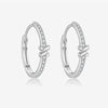 Women's S925 Sterling Silver Jewelry Set With Microinlaid Zircon Bracelet Necklace Earrings Classic Versatile Design