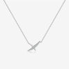 Women's S925 Sterling Silver Jewelry Set With Microinlaid Zircon Bracelet Necklace Earrings Classic Versatile Design