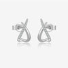 Women's S925 Sterling Silver Jewelry Set With Microinlaid Zircon Bracelet Necklace Earrings Classic Versatile Design