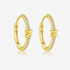 Women's S925 Sterling Silver Jewelry Set With Microinlaid Zircon Bracelet Necklace Earrings Classic Versatile Design