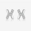 Women's S925 Sterling Silver Jewelry Set With Microinlaid Zircon Bracelet Necklace Earrings Classic Versatile Design