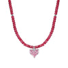 Women's S925 Sterling Silver Love Four Leaf Clover Pendant Necklace With Heart And Flower Pattern Electroplated