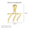 Women's S925 Sterling Silver Necklace With Letters Numbers Text Pattern And Electroplating Process