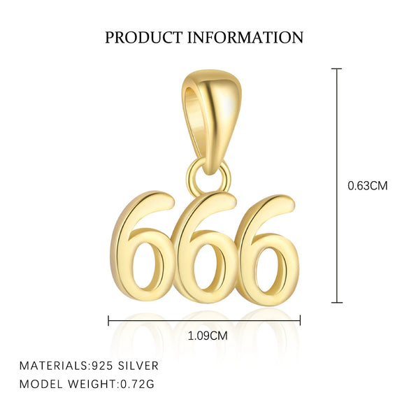 Women's S925 Sterling Silver Necklace With Letters Numbers Text Pattern And Electroplating Process
