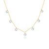 Women's S925 Sterling Silver Niche Geometric Inlaid Zircon Clavicle Chain
